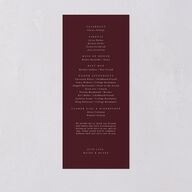Vintage Gothic Wedding Programs Licorice Signature