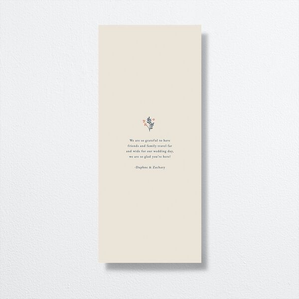 Flora Garden Border Menus Moody Blue Signature