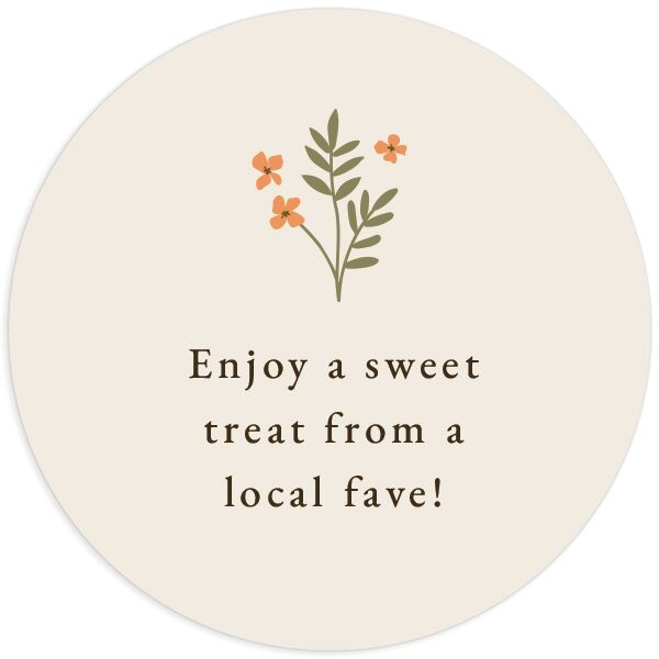 Flora Garden Border Wedding Stickers