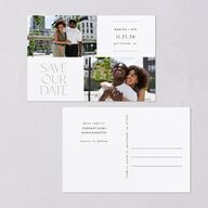 Windows Save the Date Postcards Pure White