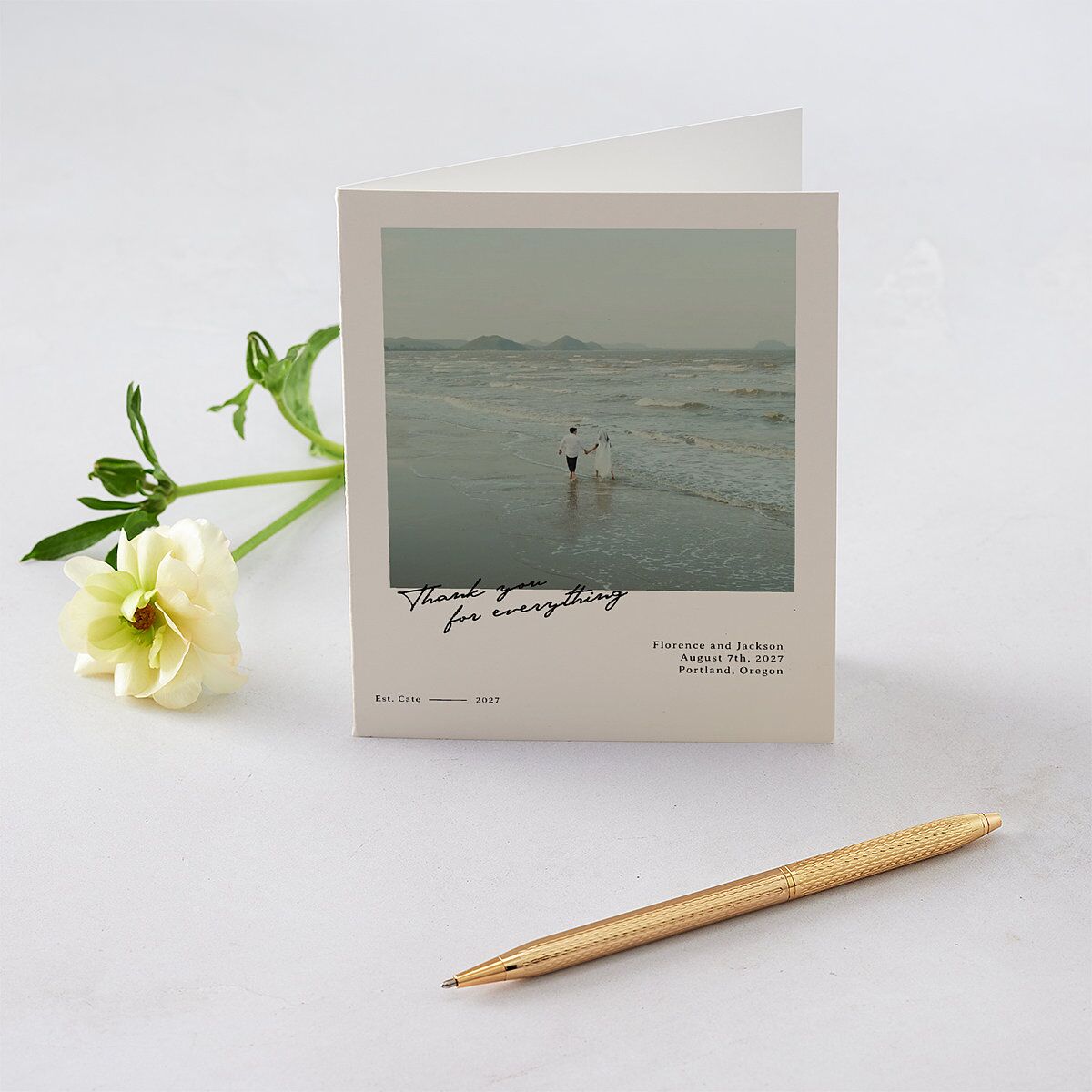 Vintage Film Thank You Cards — view 1