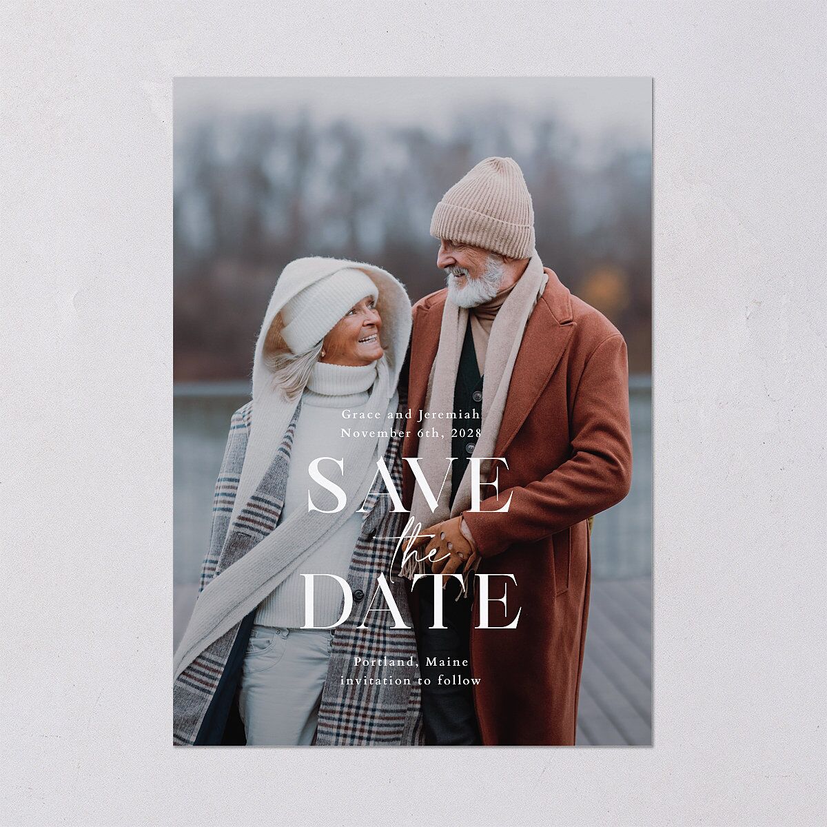 Foundation Save the Date Cards — view 2