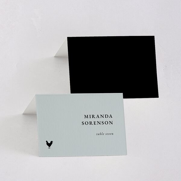 Vertical Names Place Cards Licorice Signature