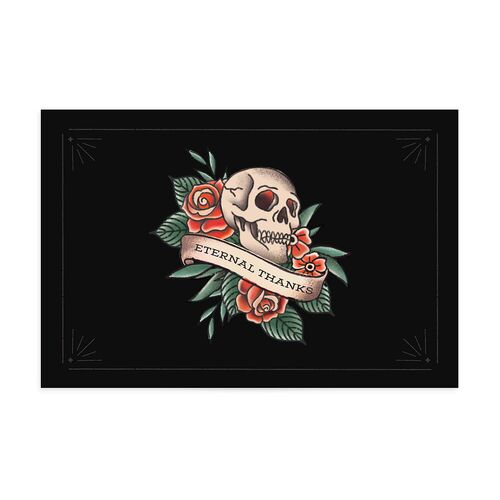 Til Death Tattoos Thank You Postcards Midnight