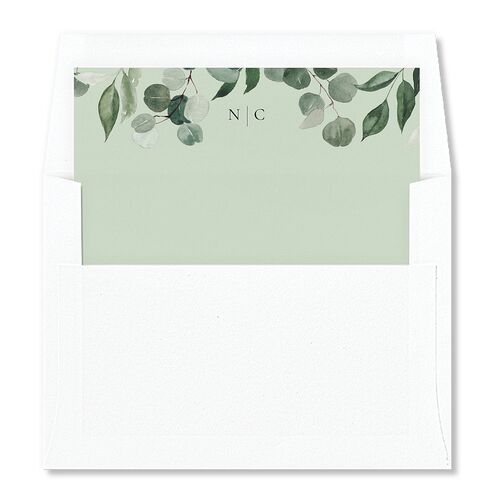 Timeless Bouquet Envelope Liners Licorice Standard
