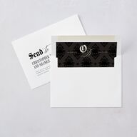 Til Death Gothic Photo Wedding Invitations Sand Signature Blank No Standard