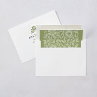 Block Print Save the Date Cards Meadow Signature smooth Blank No Standard