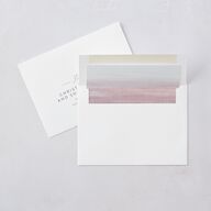 Painted Desert Wedding Invitations Lilac Signature Blank No Standard