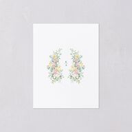 Glamorous Regency Garden Save the Date Petite Cards by Bridgerton Sage Signature smooth Blank No Standard