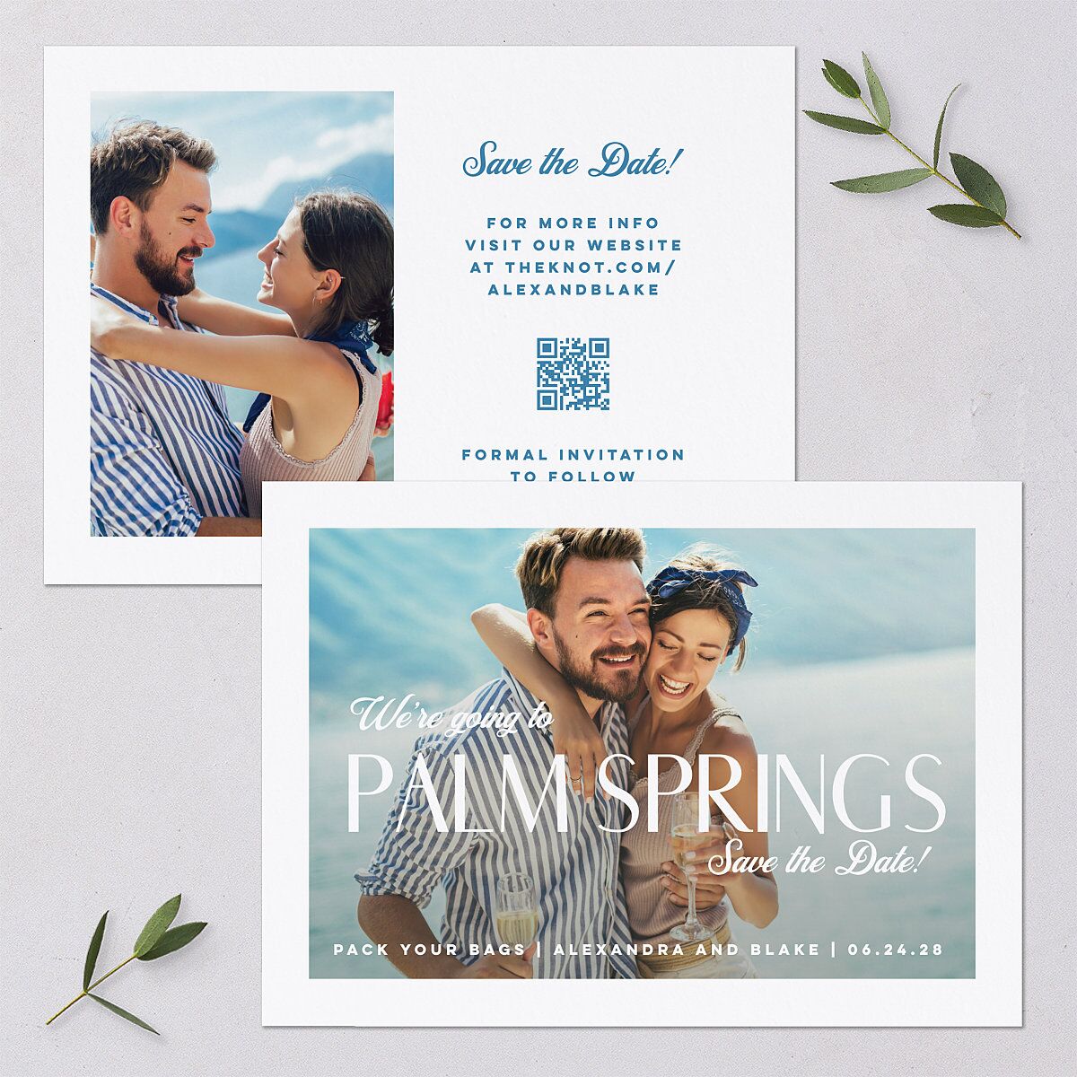 Destination Save the Date Cards — view 1