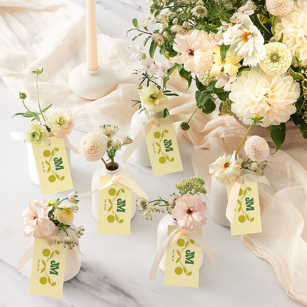 Wedstock Favor Gift Tags Scottish Green Signature