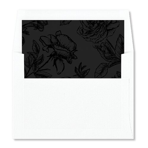 Botanical Luxury Envelope Liners Licorice Standard