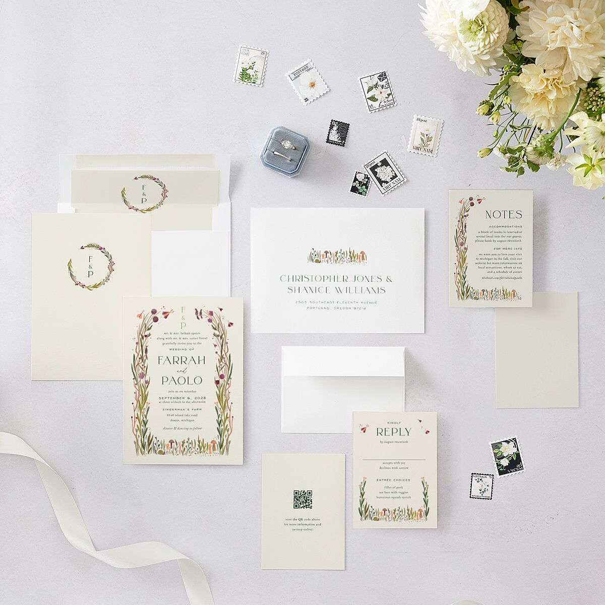 Mushroom Magic Wedding Invitations — view 5