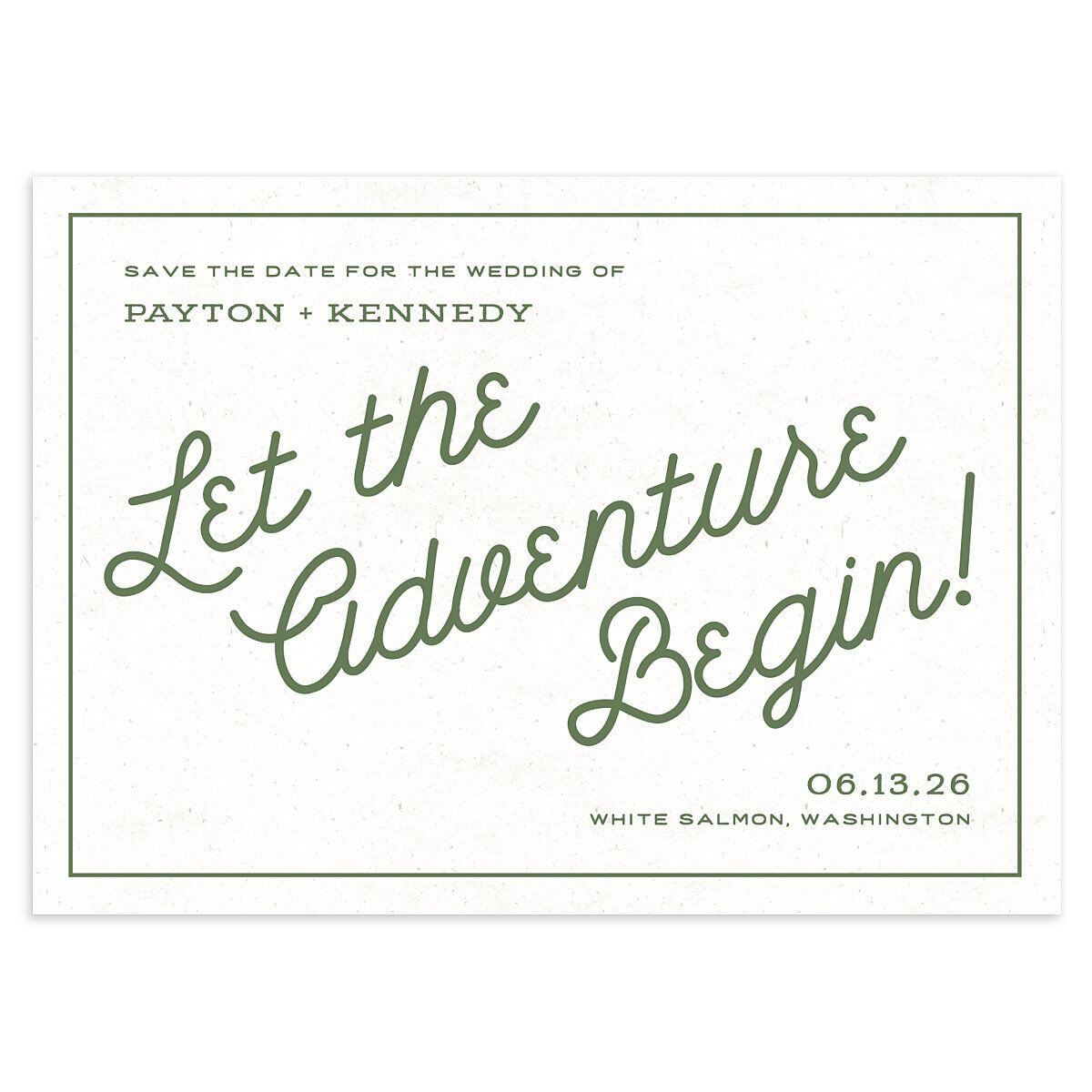Happy Campers Save The Date Cards