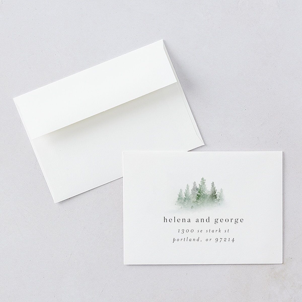 Mountain Mist Response Card Envelopes — view 5