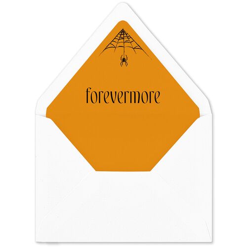 Spooky Halloween Nouveau Euro Envelope Liners Pumpkin Luxe