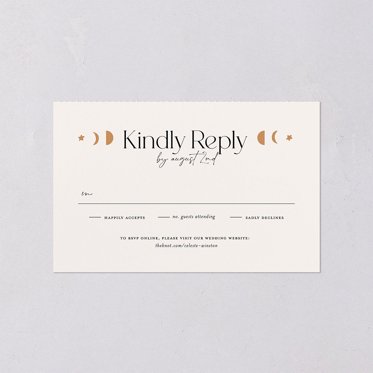 Celestial Galaxy All-in-One Wedding Invitations — view 4