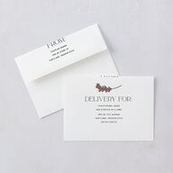 Climbing Leaves Rehearsal Dinner Invitations Copper Signature Blank