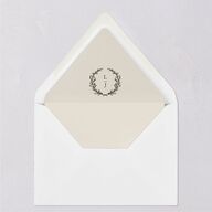Branches Monogram Euro Envelope Liners Linen Luxe