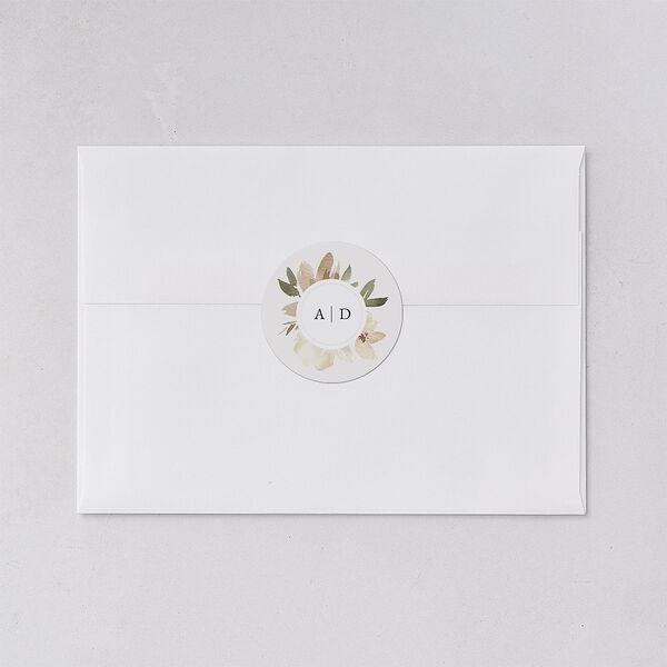 Neutral Greenery Wedding Stickers Thyme Sticker