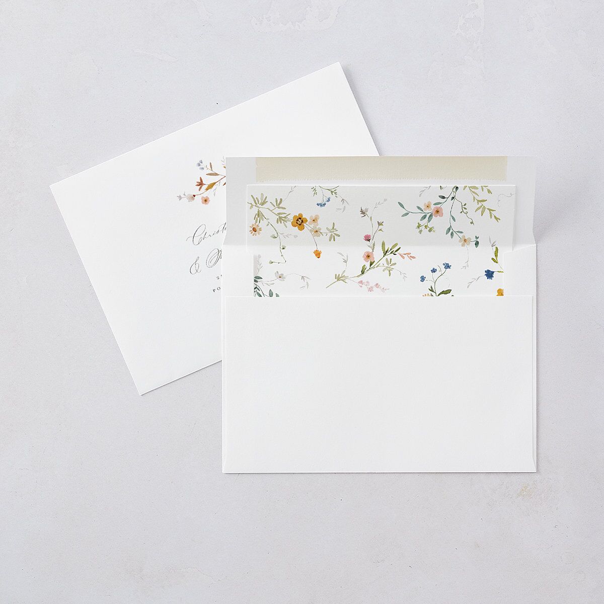 Dainty Wildflowers Bridal Shower Invitations Sunflower Signature Blank Standard