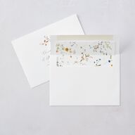 Dainty Wildflowers Bridal Shower Invitations Sunflower Signature Blank Standard