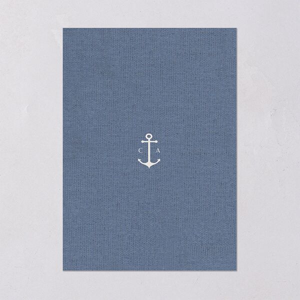 Coastal Love Save The Date Cards Cruise Signature smooth Blank No Standard