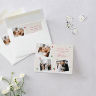 Instant Film Christmas Confetti Thank You Cards Ivory