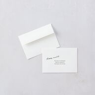 Vintage Film Photo Wedding Response Cards Sand Signature Standard