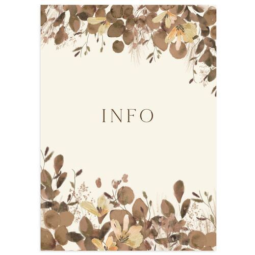Eucalyptus Edges Wedding Enclosure Cards Gold Fawn Signature Standard