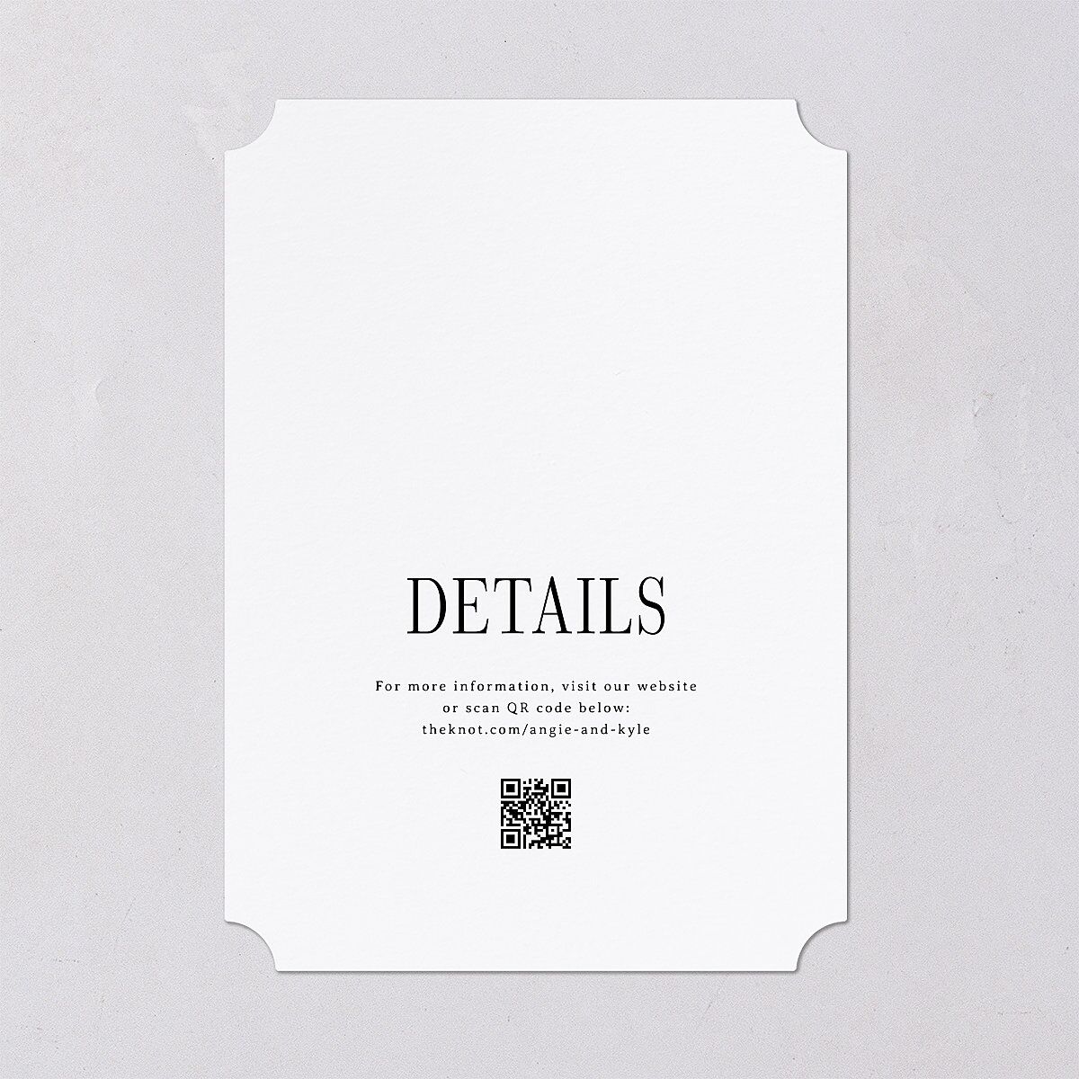 Classically Gilded Save the Date Cards — view 3