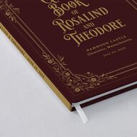 Vintage Storybook Guest Books Merlot