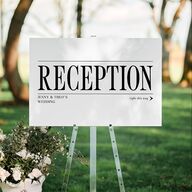 Magazine Cover Standard Direction Sign Large Licorice Standard Indoor Foam Core L Direction