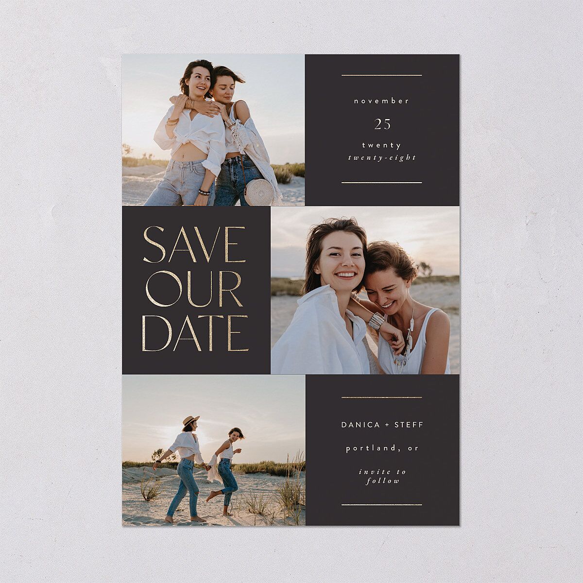 Windows Save The Date Cards — view 2