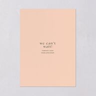 Desert Cactus Wedding Invitations Peach Fuzz Signature Blank No