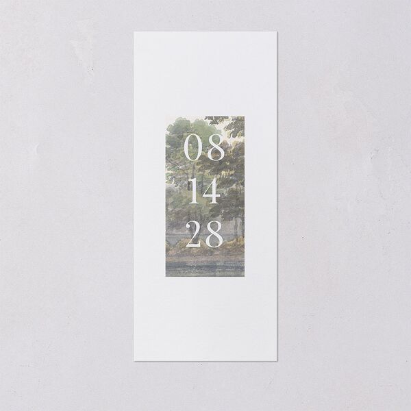 Vintage Landscape Menus Dark Green Signature