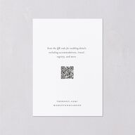 Southern Oak Tree Wedding Enclosure Cards Pure White Signature