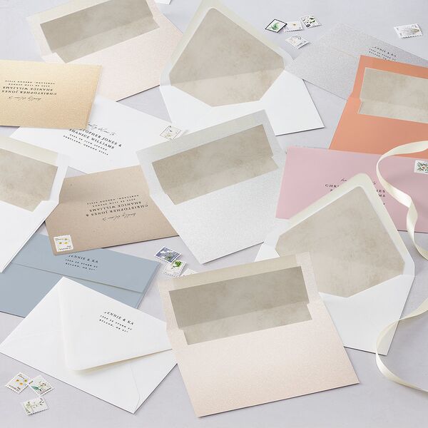 Simple Pampas Envelope Liners Pure White Standard