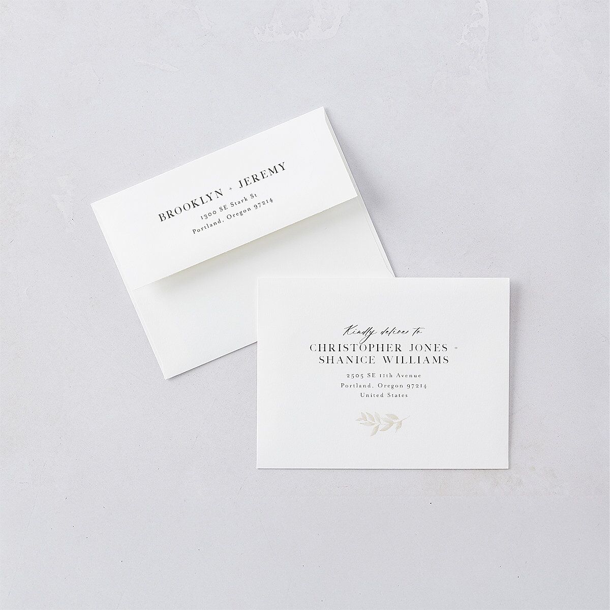 Shining Wreath Save The Date Magnets Pure White Magnet Paper
