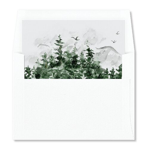 Aspen Envelope Liners Dark Emerald Standard