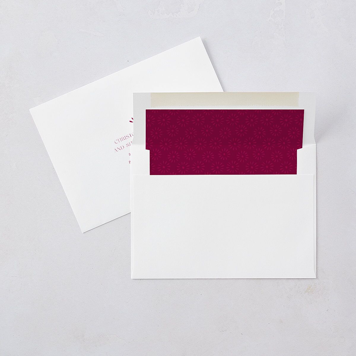 Hacienda Elegante Wedding Invitations Gold Raspberry Signature Blank No Standard