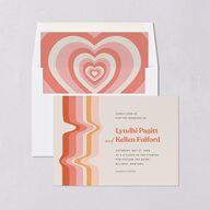 Groovy Lines Envelope Liners Standard Coral Pink Liner