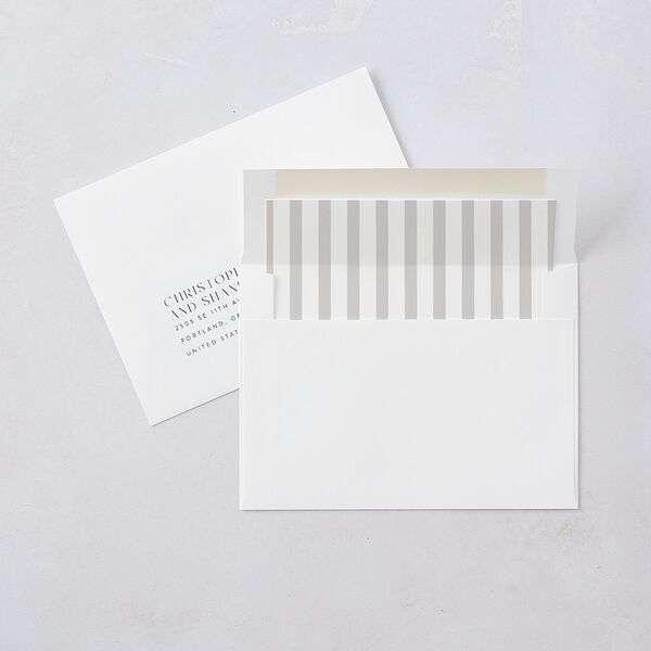Bar Accent Wedding Invitations Gold Pure White Signature Blank No Standard