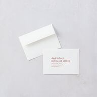 Vintage Vase Wedding Response Cards Burgundy Signature Standard
