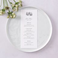 Western Wild Horses Menus Licorice Signature