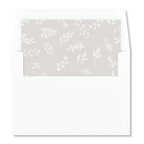Leafy Garland Foil Envelope Liners Midnight Standard