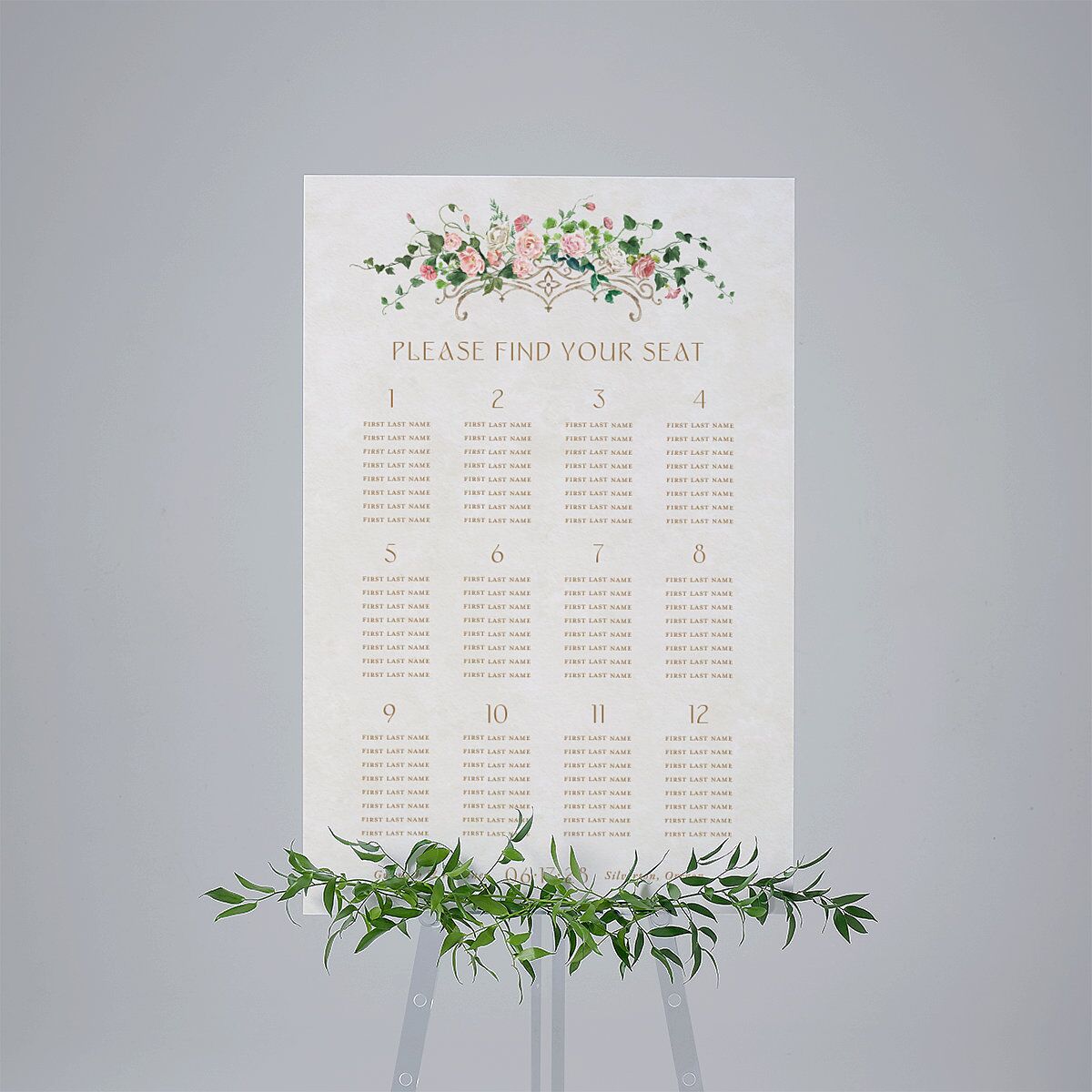 Fairytale Garden Standard Seating Chart Large Sage Standard Indoor Foam Core L Seating