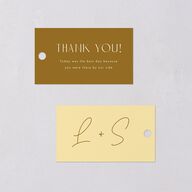 Love is Love Favor Gift Tags Umber Signature