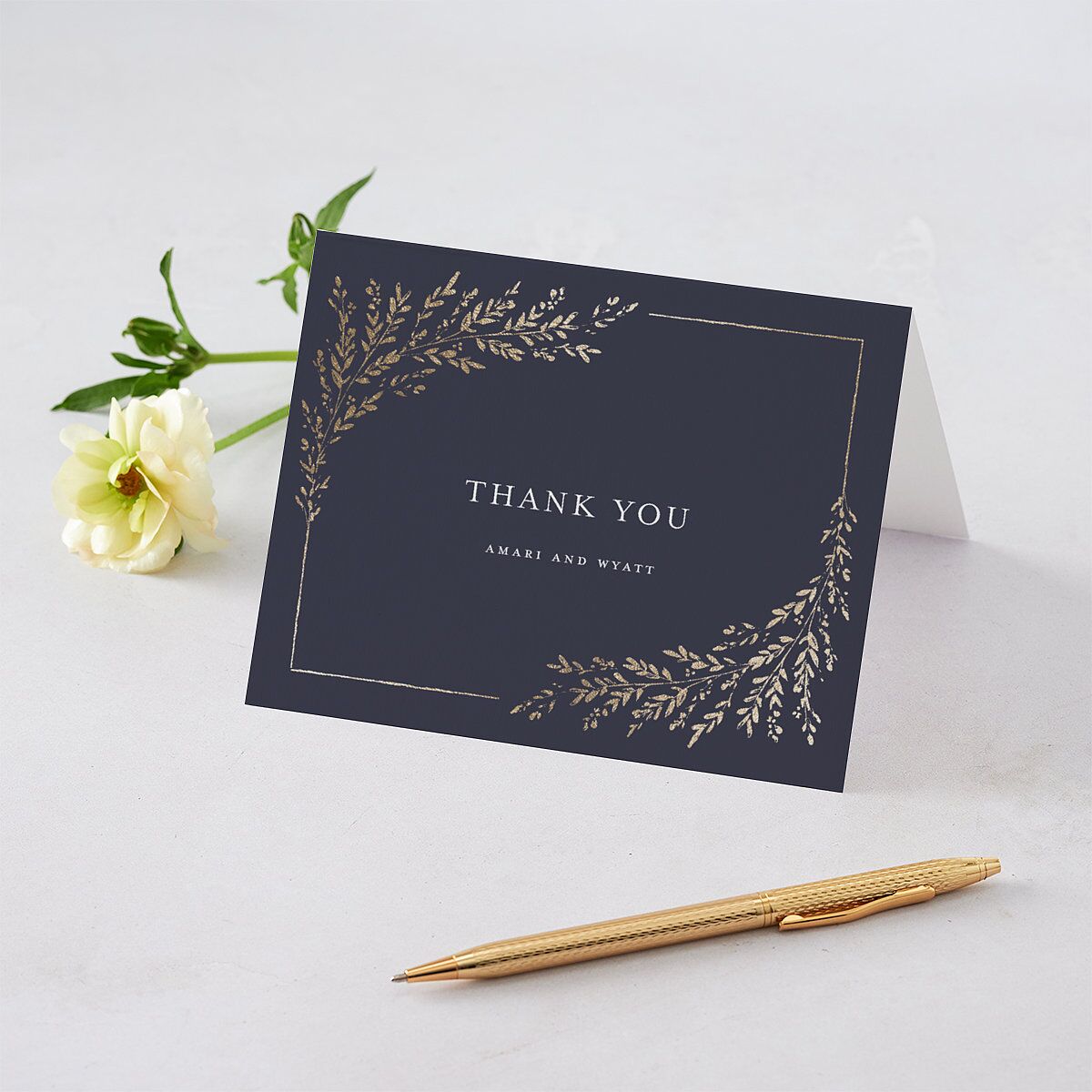 Exquisite Branches Thank You Cards — view 1
