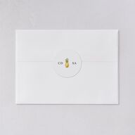 Charming Charleston Wedding Stickers Pure White Sticker
